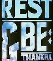 Rest and Be Thankful Logo