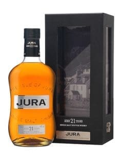 JURA 21yo Flasche und Verpackung