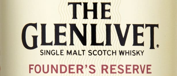 Glenlivet Founders Reserve Label