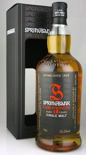 12 jähriger Springbank in Fassstärke