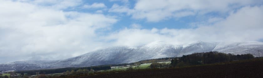 Snow on Ben Rinnes during SoSWF 2015