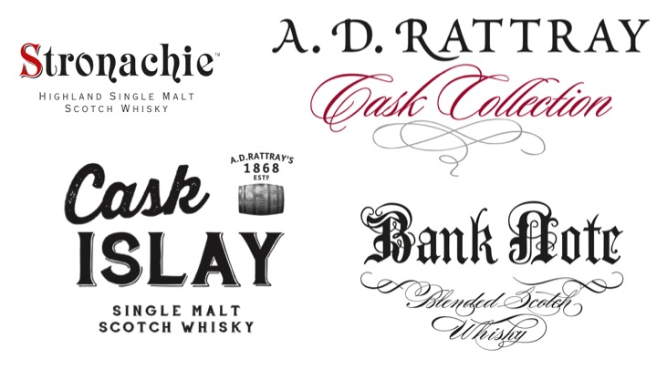 Labels der Range A.D. Rattray