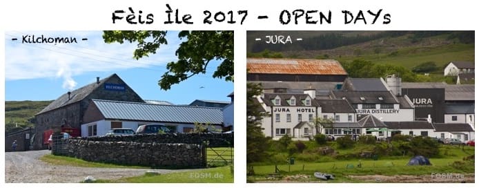 Open Day bei Kilchoman und Jura