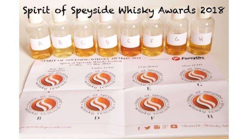 Spirit of Speyside Whisky Awards 2018