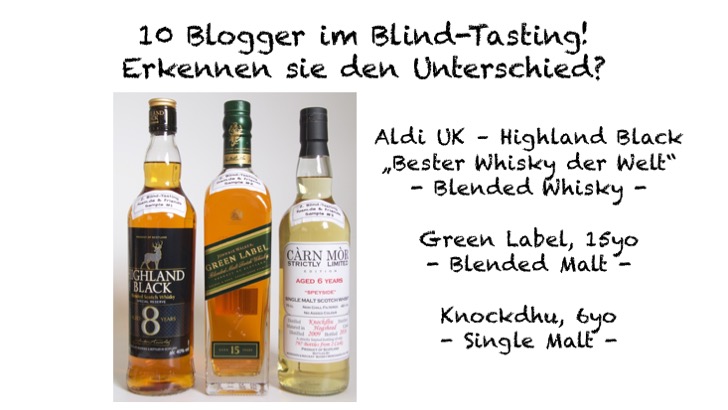 Blind Tasting 2 - Whisky Typ