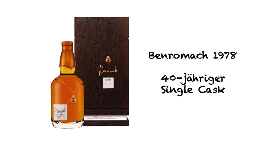Benromach 1978 40-jähriger Single Cask Single Malt