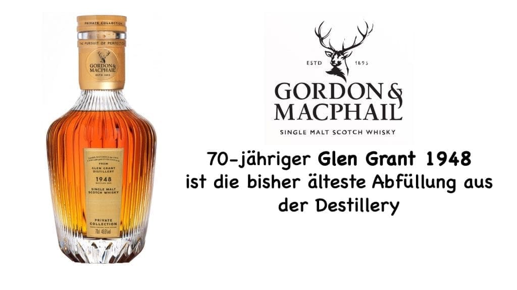 Gordon & MacPhail Glen Grant 70 Jahre von 1948