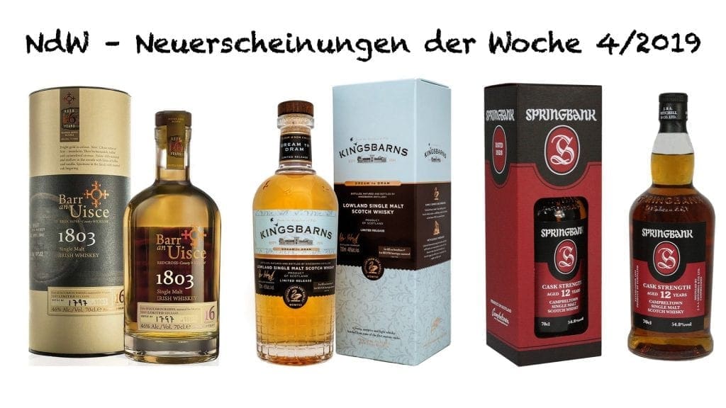 Whisky Neuerscheinungen 4|19