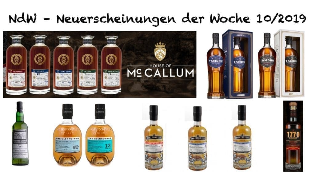 Neuerscheinungen der Woche 10 2019