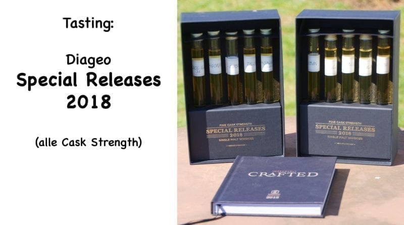 Tasting Diageo Special Releases 2018