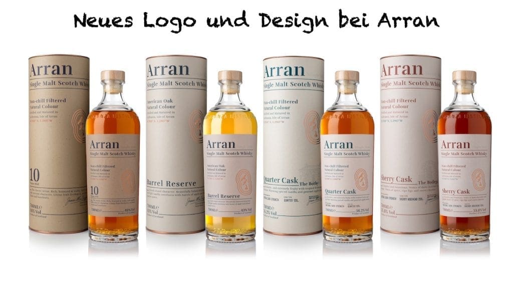 Neues Design und Logo bei Arran