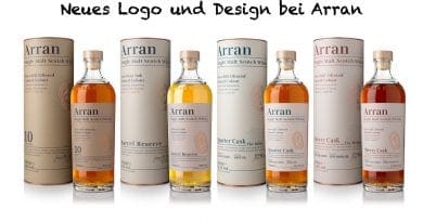 Neues Design und Logo bei Arran