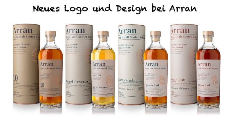 Neues Design und Logo bei Arran