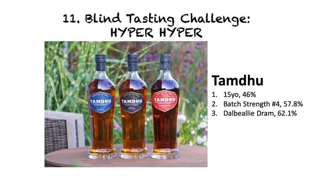 Blind Tasting 11 Challenge HYPER HYPER - Tamdhu