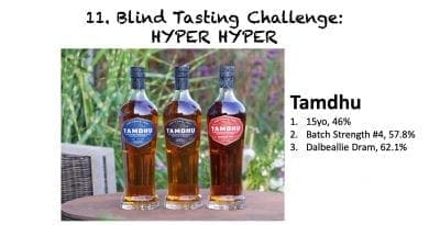 Blind Tasting 11 Challenge HYPER HYPER - Tamdhu