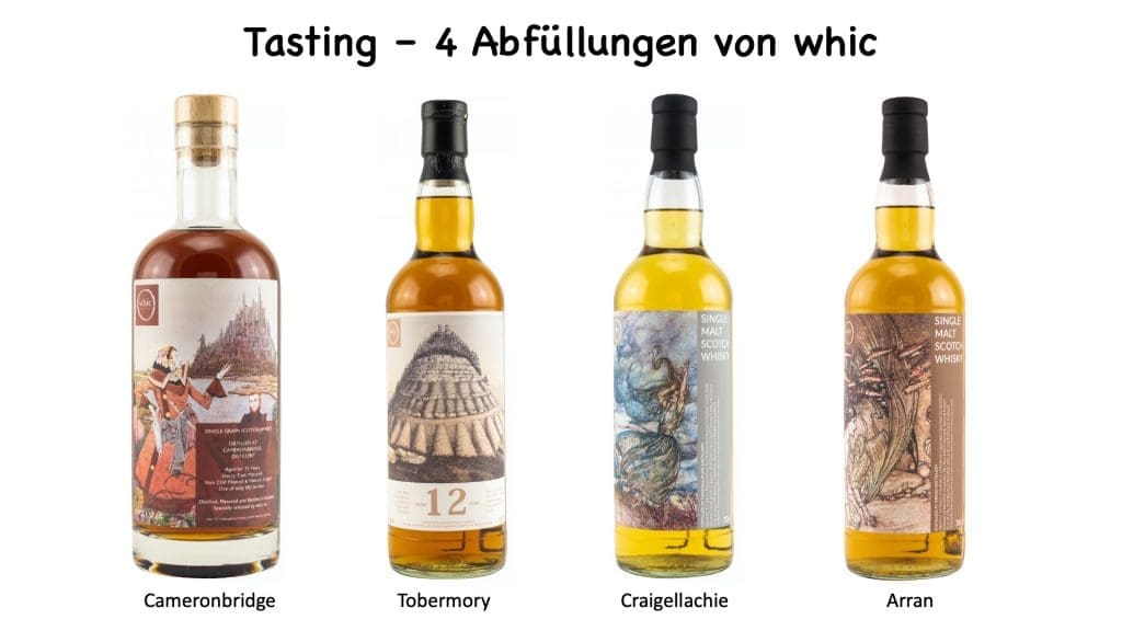 Tasting Whic Arran Craigellachie Cameronbrige Tobermory