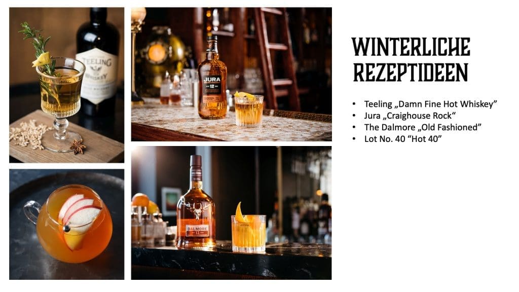 Cocktails mit Whiskey oder Whisky