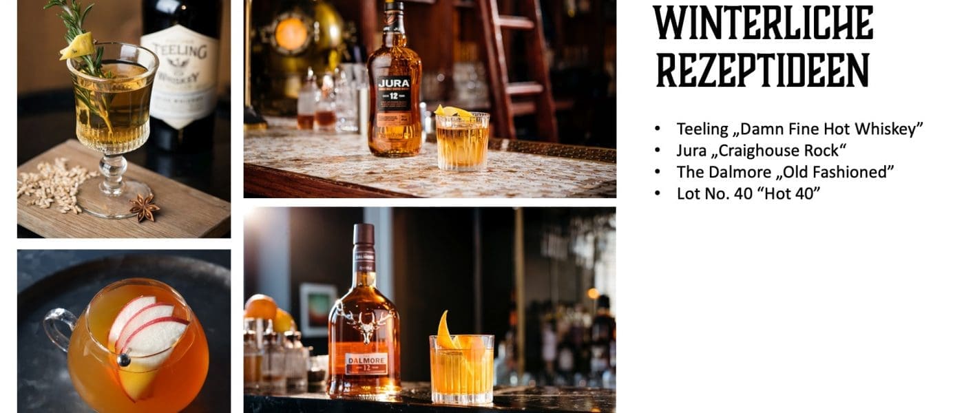 Cocktails mit Whiskey oder Whisky