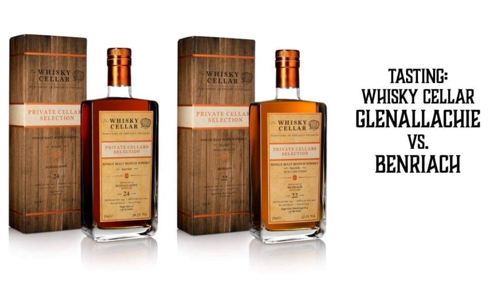 Tasting Whisky Cellar Glenallachie 1995 vs. Benriach 1997