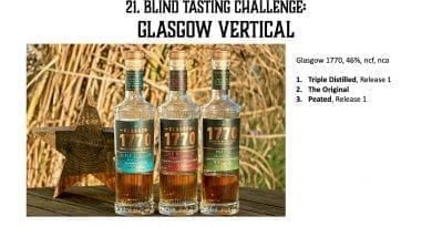Glasgow Distillery Vertical - Blind Tasting Challenge 21