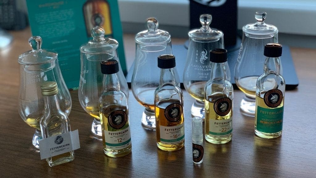 Fettercairn Warehouse 2 Batch 001 - Samples sind vorbereitet