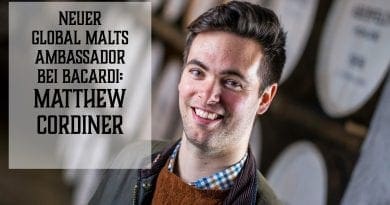 Matthew Cordiner - neuer Global Malts Ambassador bei Bacardi
