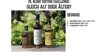 Blind Tasting 25 Challenge Dewars