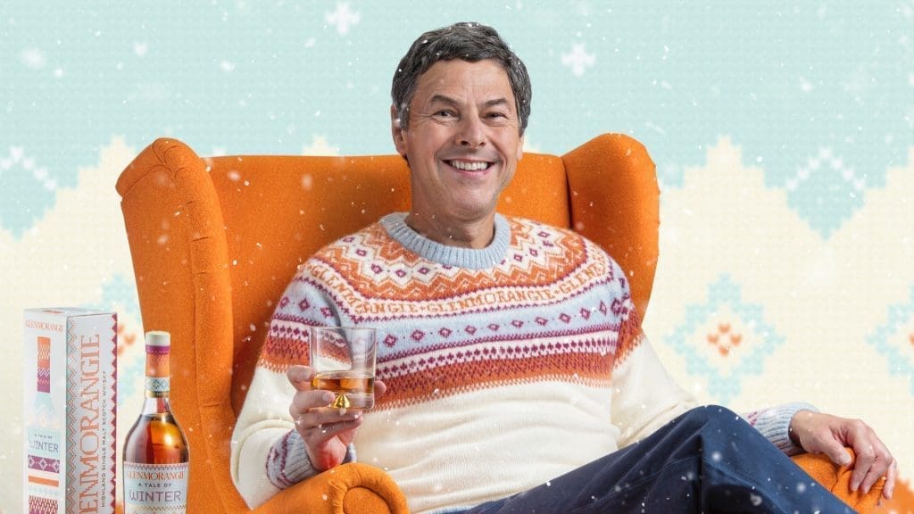 Glenmorangie Tale of Winter - Dr. Bill Lumsden mit Winterstrickpulli