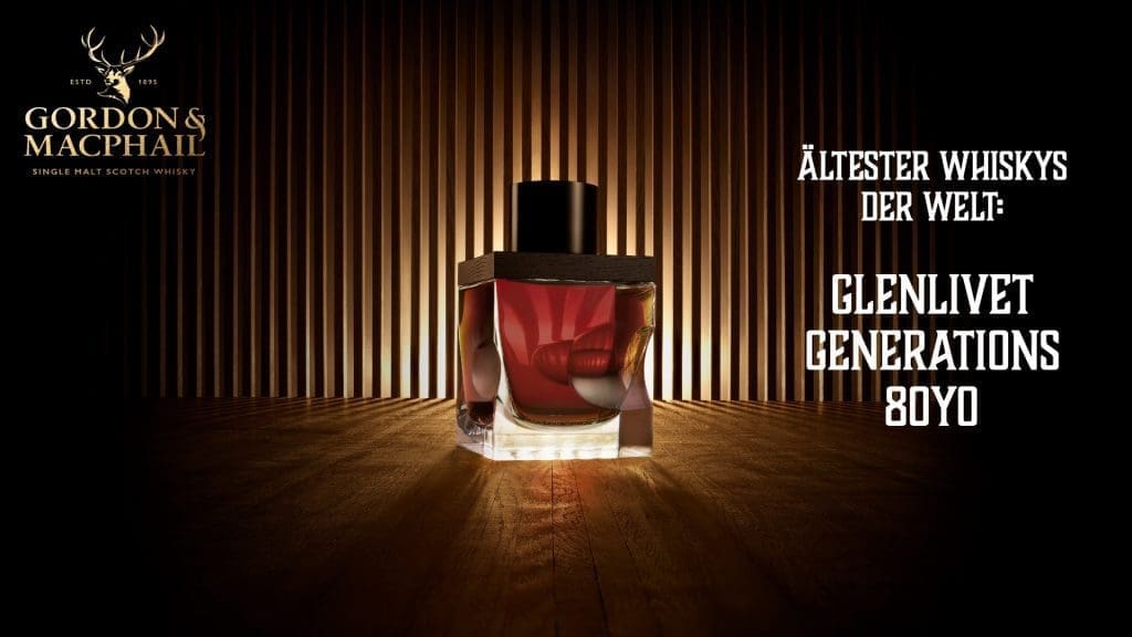Ältester Whiskys der Welt Glenlivet Generations 80yo
