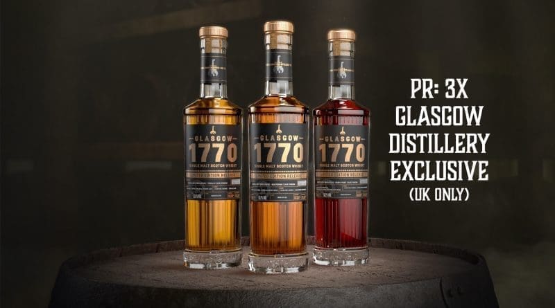 PR: 3x Glasgow Distillery Exclusive (UK only)