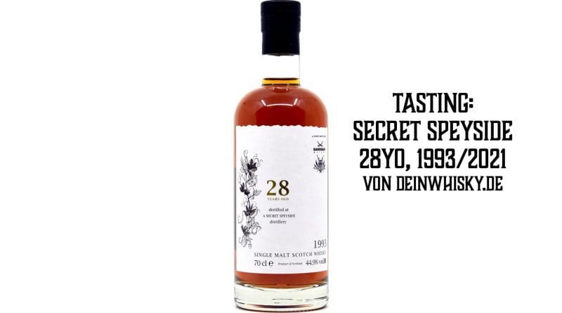 Tasting: Secret Speyside 28yo, 1993/2021 von DeinWhisky.de