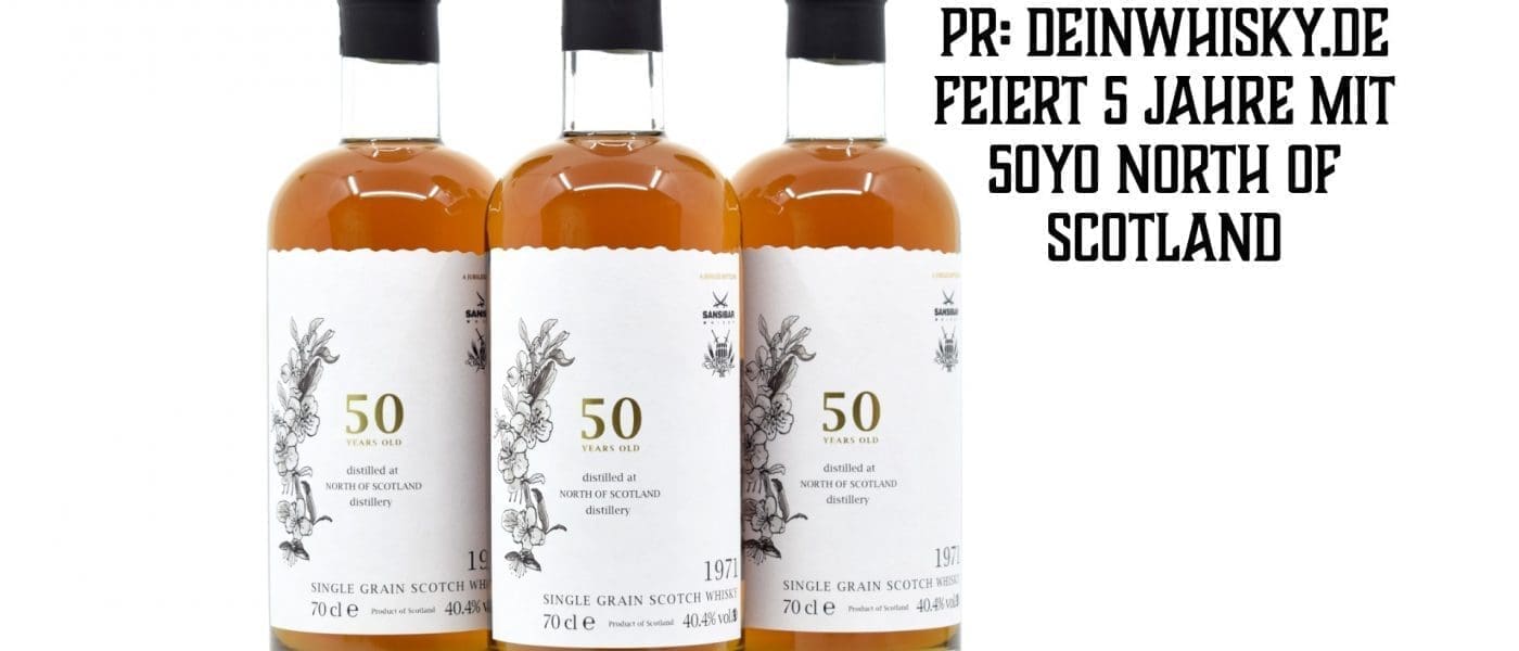 PR: deinwhisky.de feiert 5 Jahre mit 50yo North of Scotland