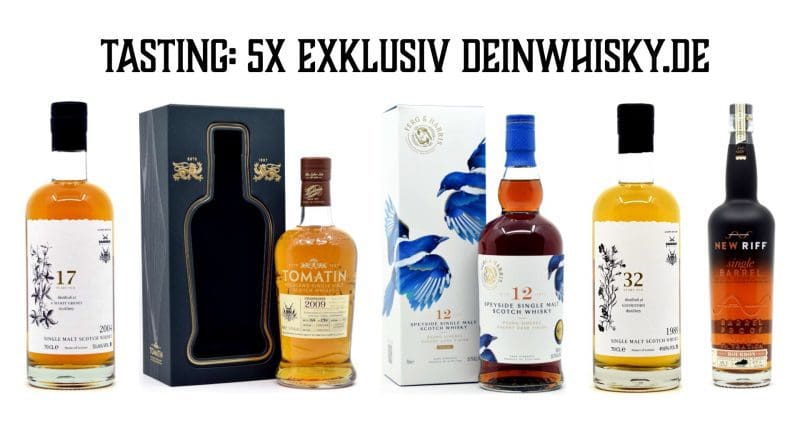 Tasting: 5 exklusive Sonderabfüllungen von deinwhisky.de