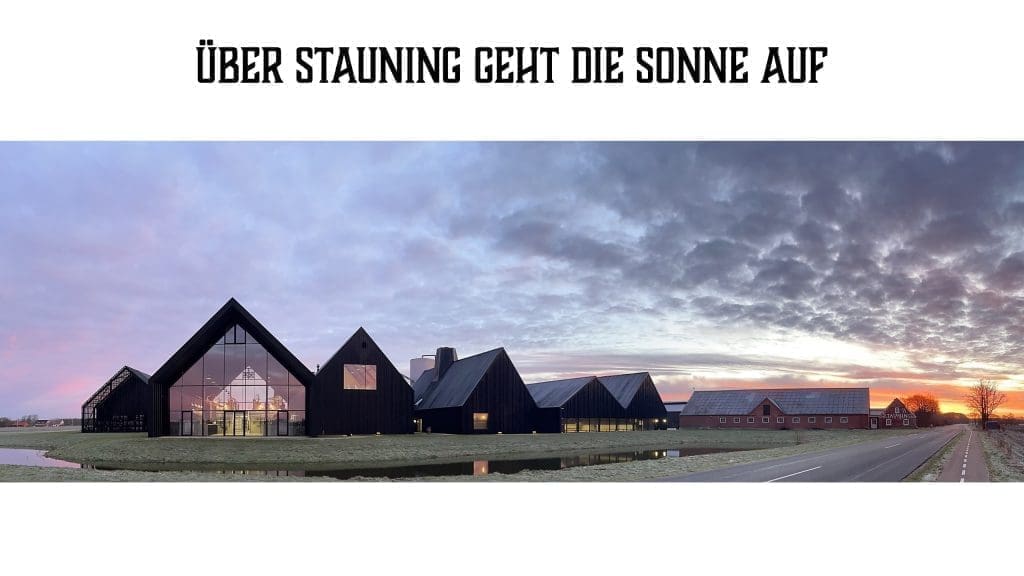 Über Stauning geht die Sonne auf