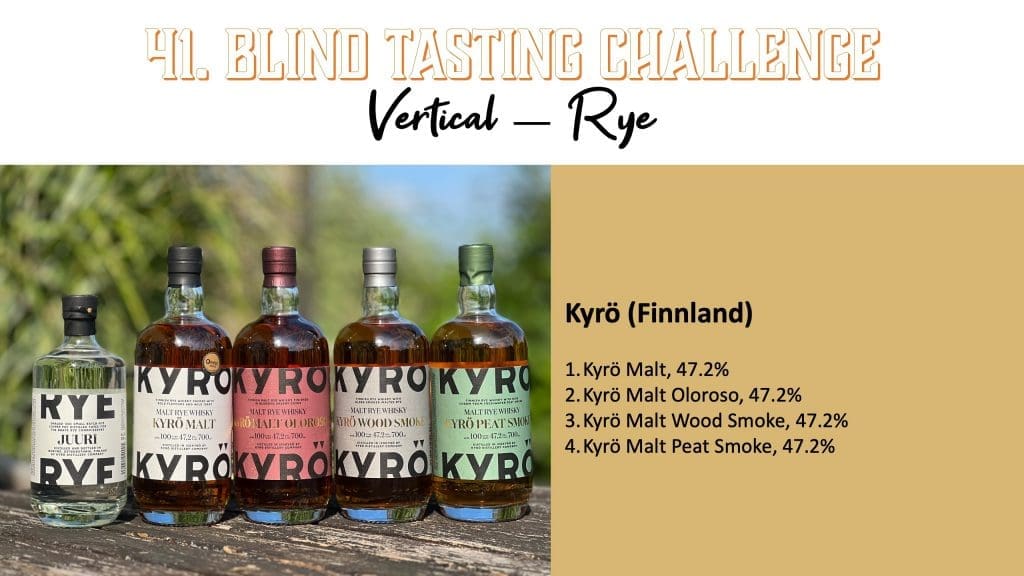 Blind Tasting 41 Challenge - Vertical Kyrö Finnland