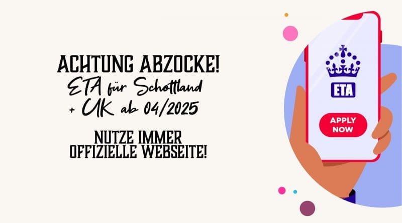 ETA für Schottland 04/2025
