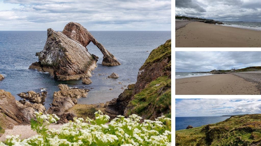 SRT25 - Bow Fiddle Rock und die Küste (bei Portessie Bay)