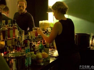 Ein Cocktail entsteht