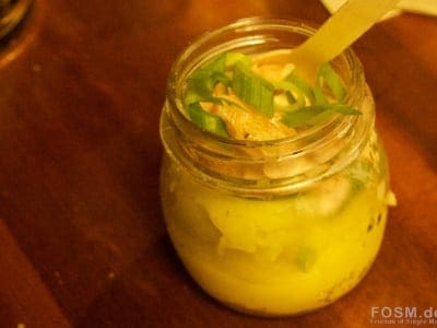 Kartoffeln und Frühlingszwiebeln Colcannon