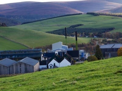 Morgenstimmung über Glenlivet Distillery