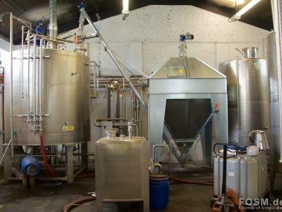 Glasgow Distillery - Malzversorgung und Mashtun