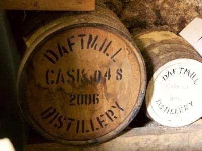 Daftmill - erstes Fass