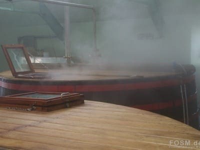 Balmenach - Washback unter Dampf