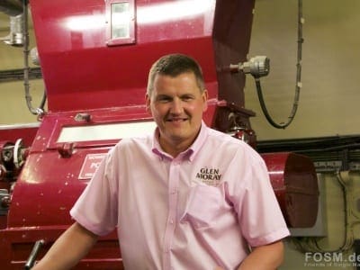 Glen Moray - Graham vor seiner Porteus