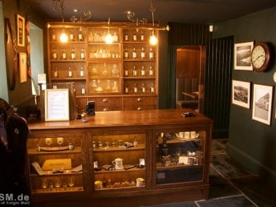 Glen Scotia - Verkaufstresen