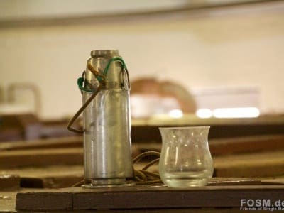 Bruichladdich - Schöpfkanne auf dem Washback