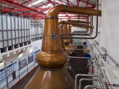 Mortlach Distillery - Stills Rückseite