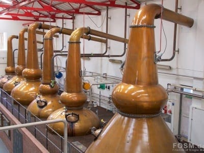 Mortlach Distillery - Stills Vorderseite
