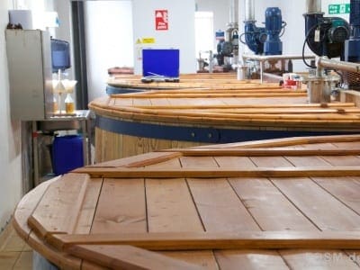 Talisker - Washbacks und Messstation