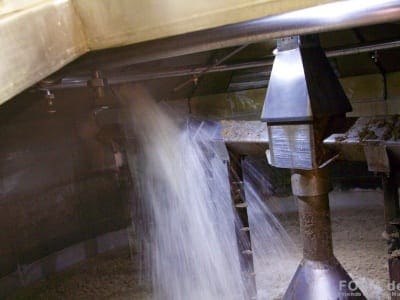 Mash Tun wird gefüllt